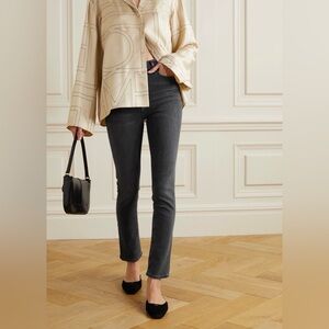 Citizens of Humanity Olivia Long High Rise Slim Jeans 24 Faded Black